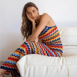 Vrg Girl Long Lunch Knit Maxi Dress